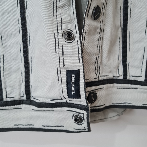 Diesel customised denim jacket - Picture 4 of 13